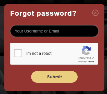 Stripchat forgot password