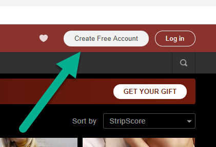 open StripChat account