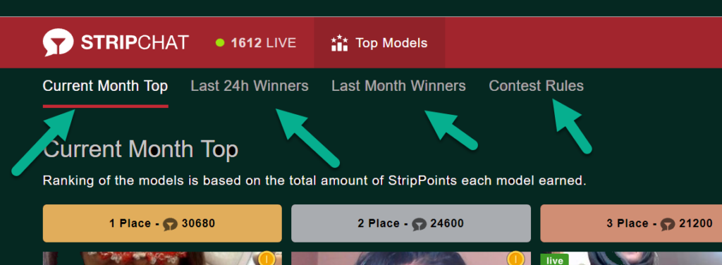 StripChat top models